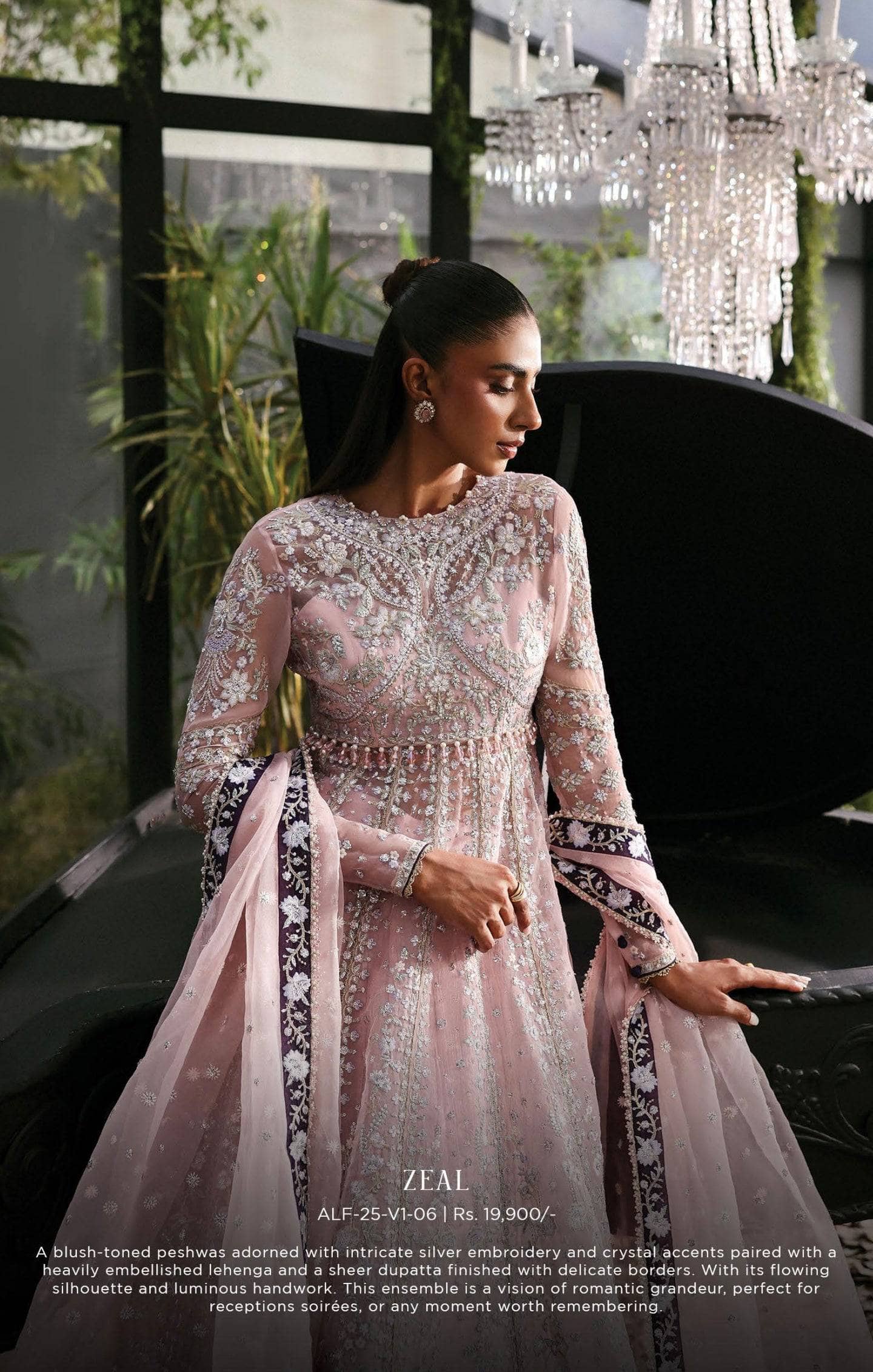 Afrozeh La Fuchsia 25/Zeal/06/Baby Pink