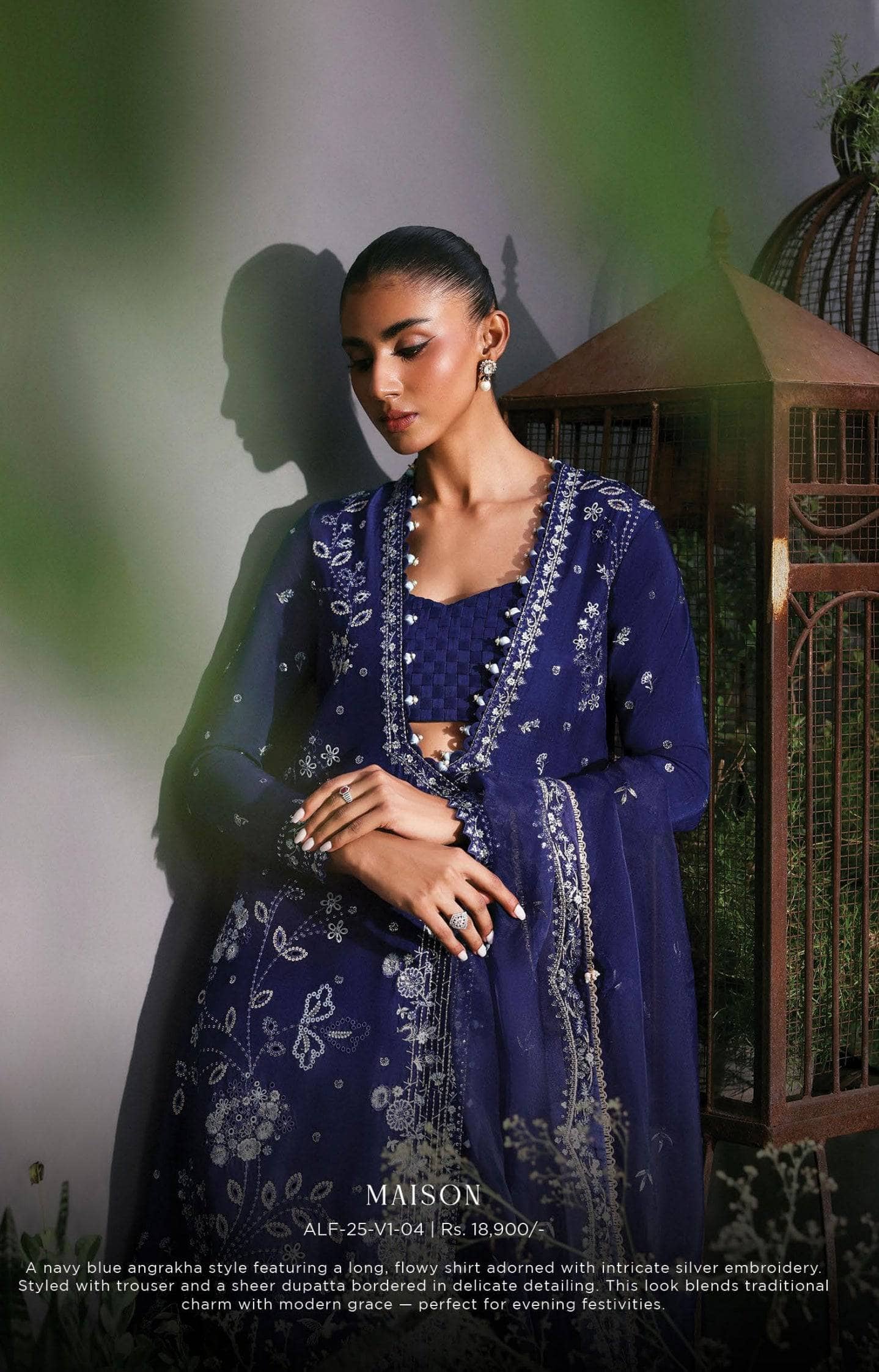 Afrozeh La Fuchsia 25/Maison/04/Navy Blue