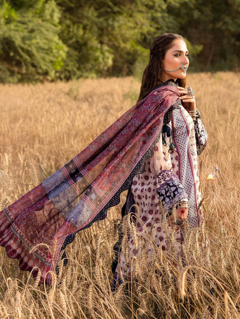 Restocked/Gul Ahmed Ajrak Collection 25/SP52069