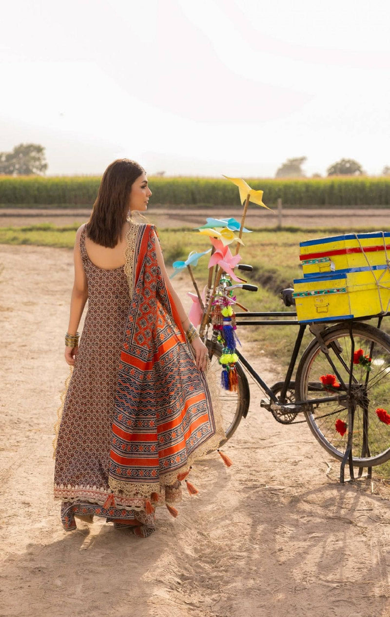 Restocked/Gul Ahmed Ajrak Collection 25/CL52658