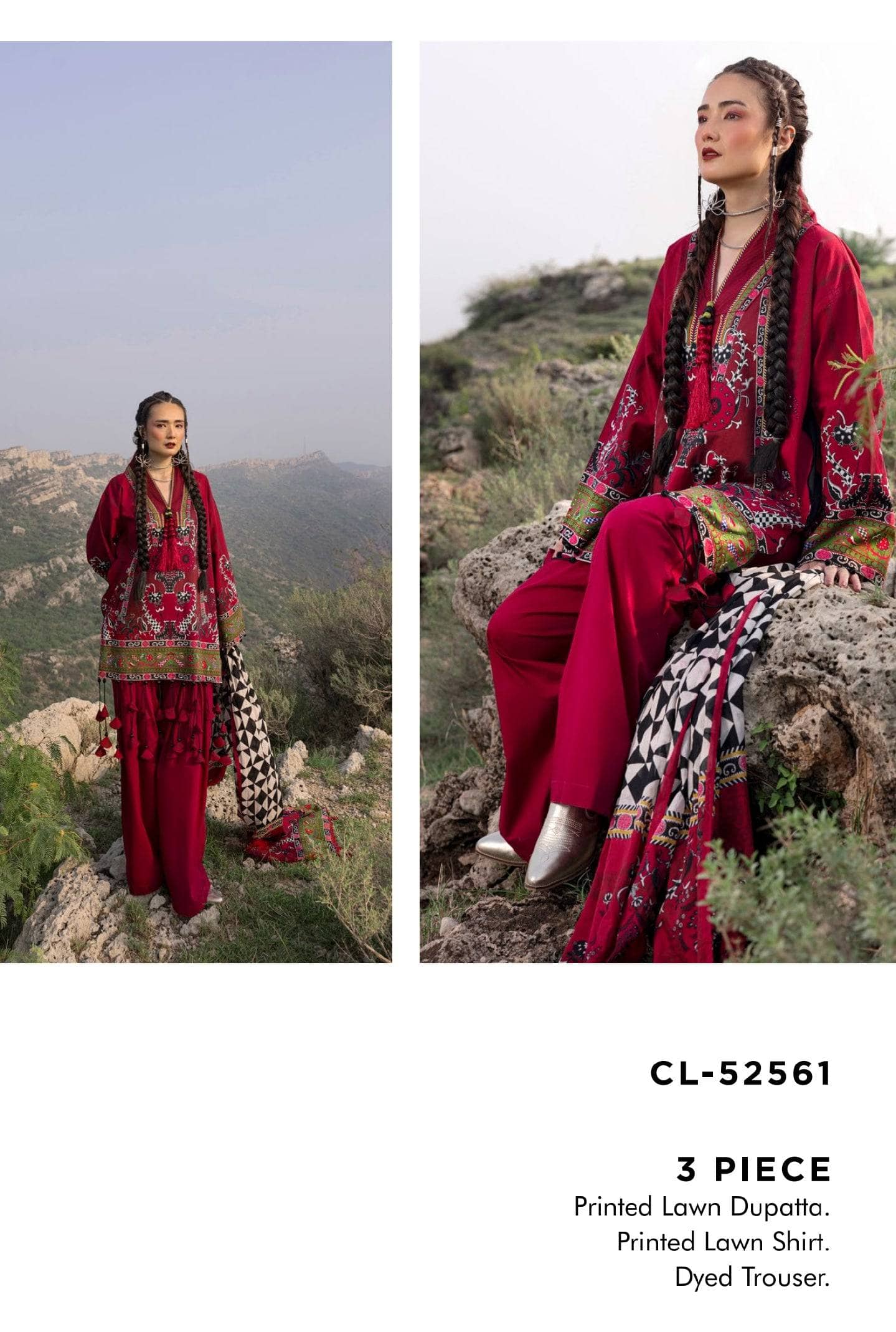 Restocked/Gul Ahmed Bukhara Bliss/CL52561