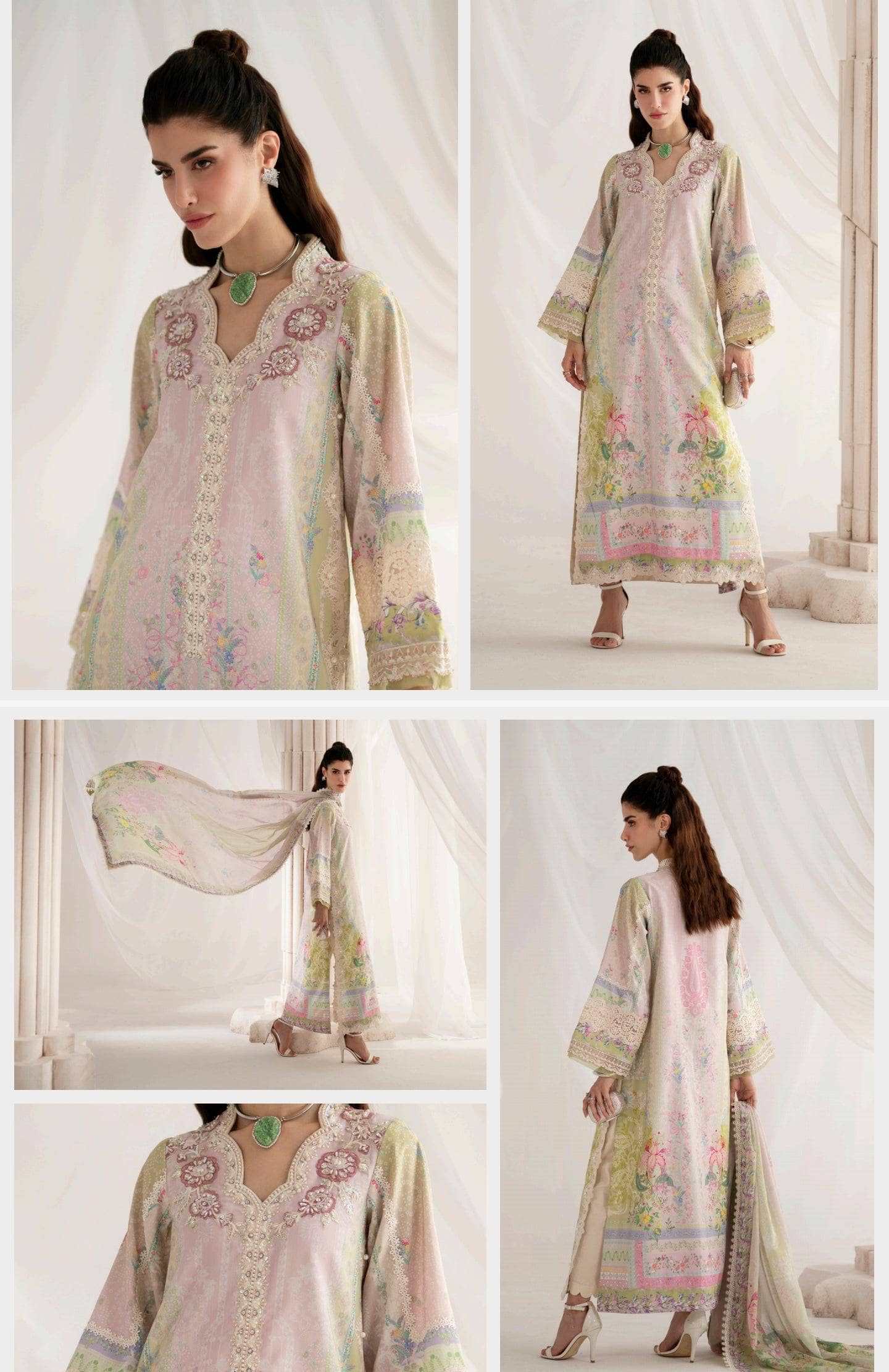 Ajr Couture Gardens of Whispers Silk Edit