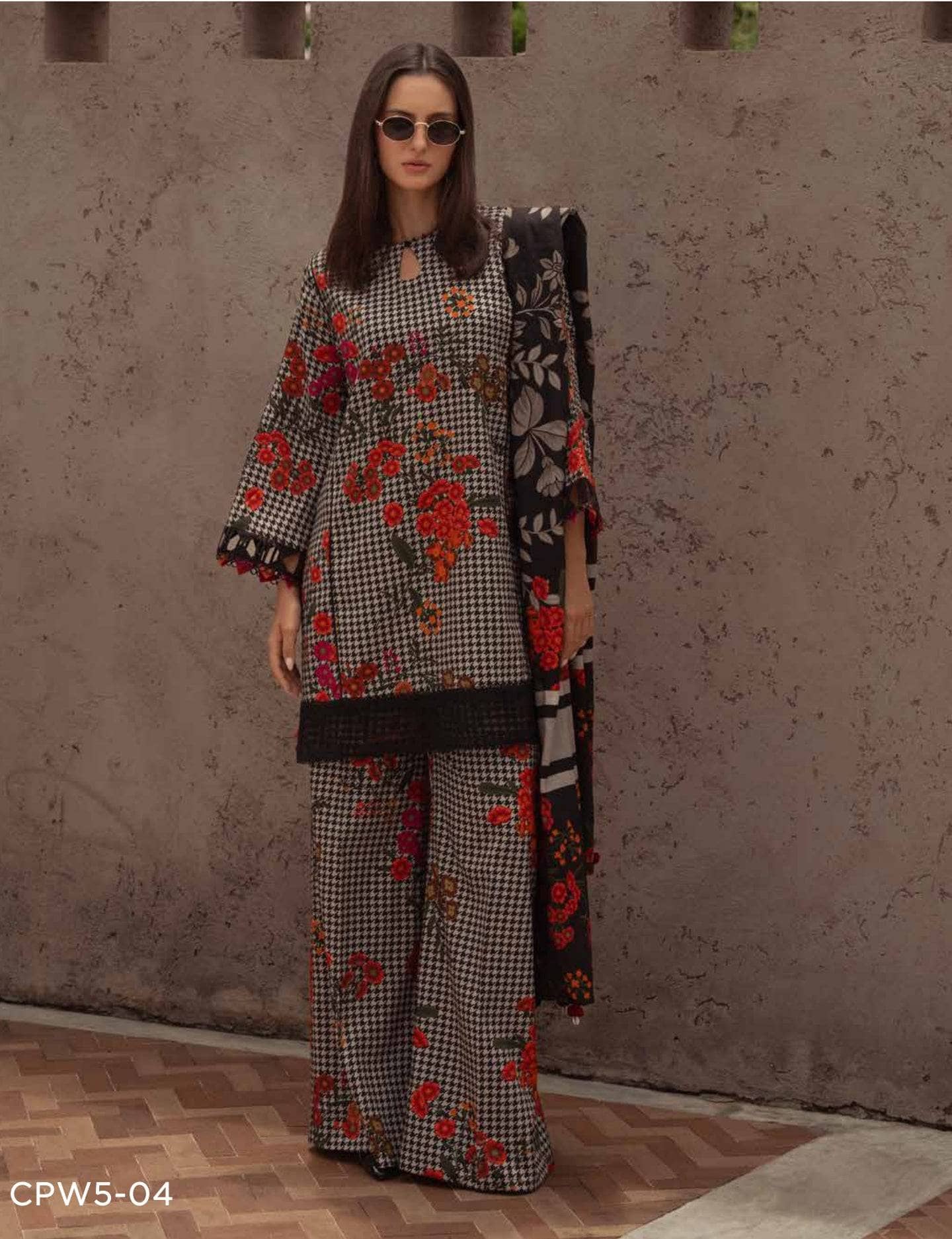 Restocked/Charizma C Prints Fall Linen/CPW5-02