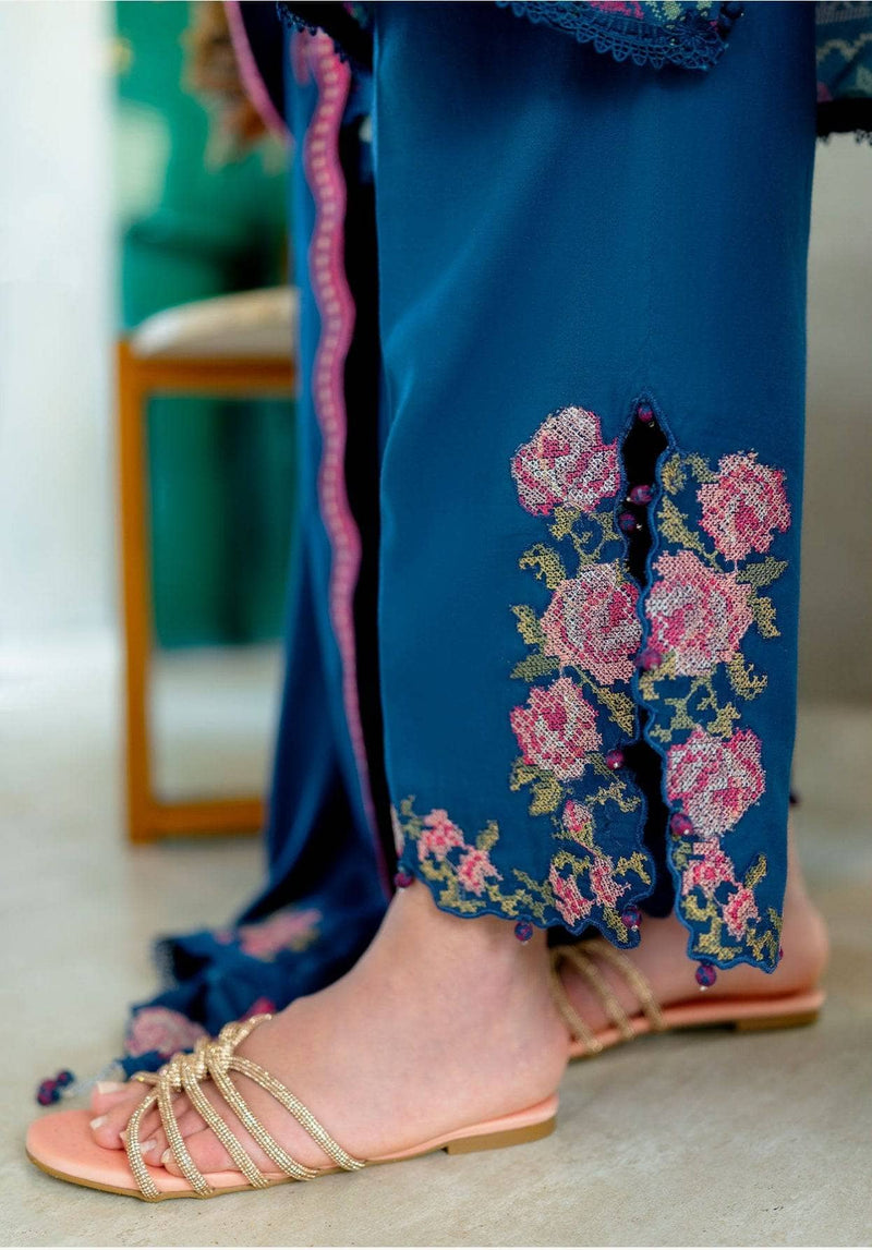 Restocked/Cross Stitch Cotton Satin 25/Ink Bloom