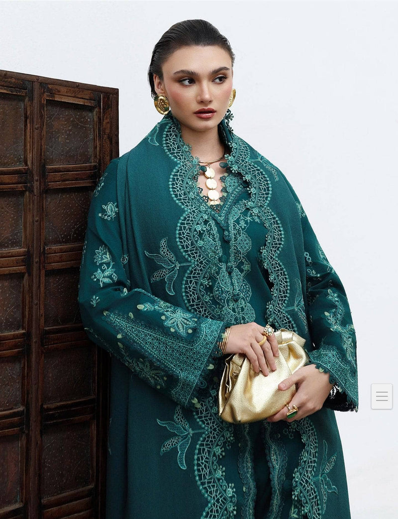 Qalamkar Q Line Linen 25/Meadow/KL 11