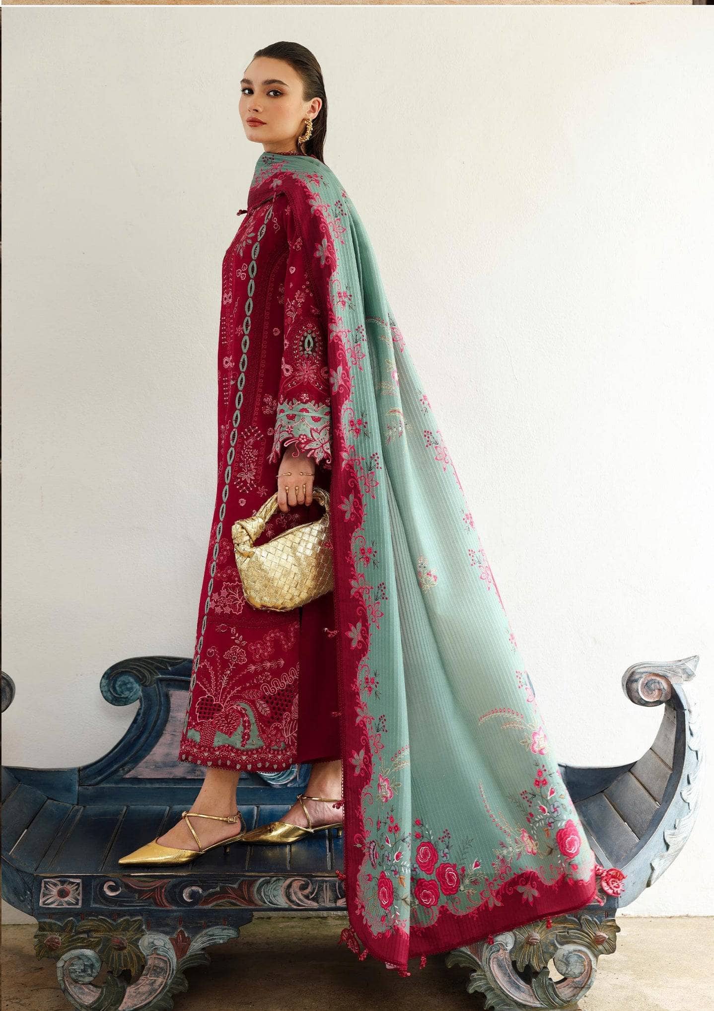 Qalamkar Q Line Linen 25/Roohi/KL 12