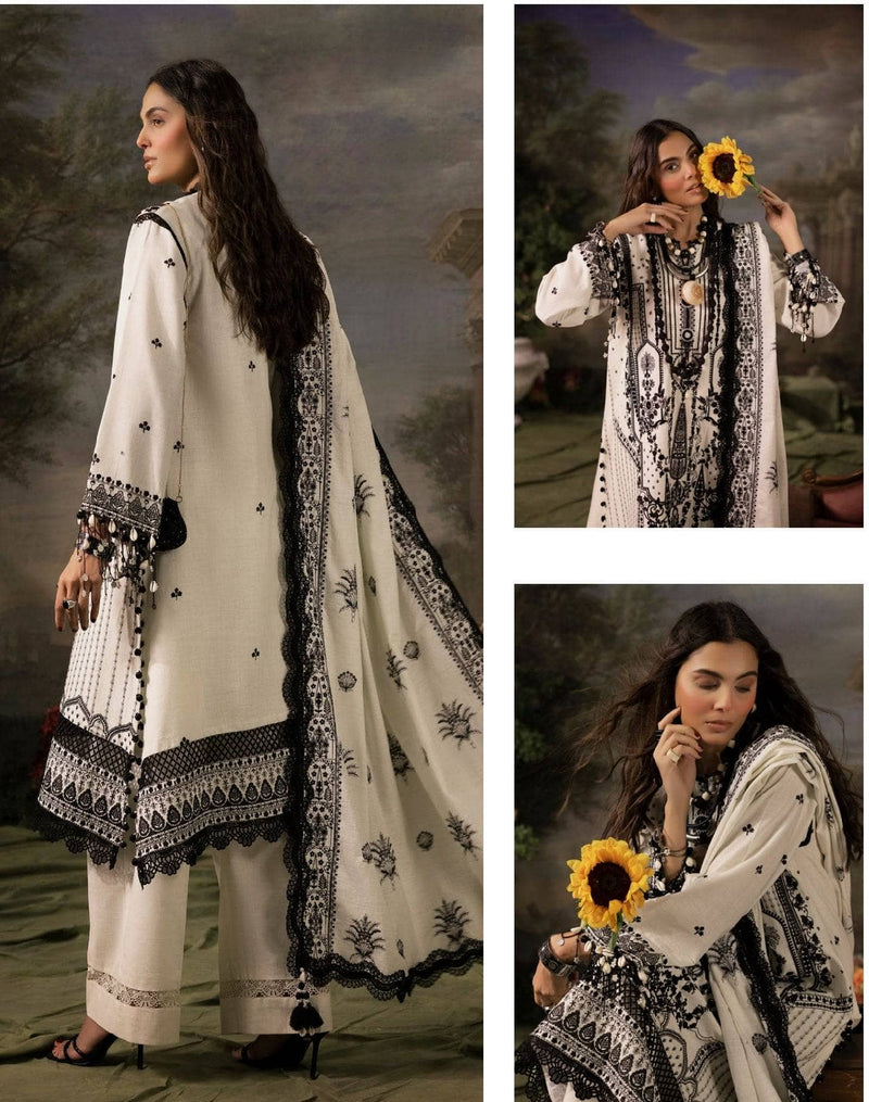Gul Ahmed Rang E Khizam/K 52029/Embroideried Khaddar
