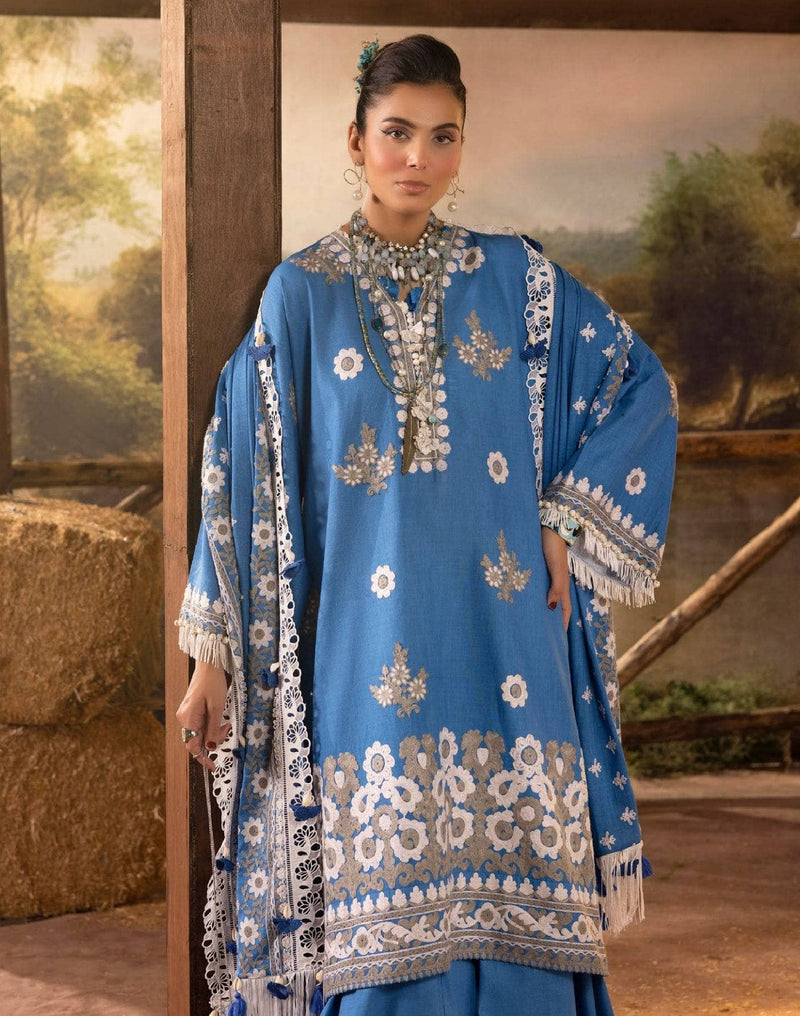 Gul Ahmed Rang E Khizam/K 52017/Embroideried Khaddar