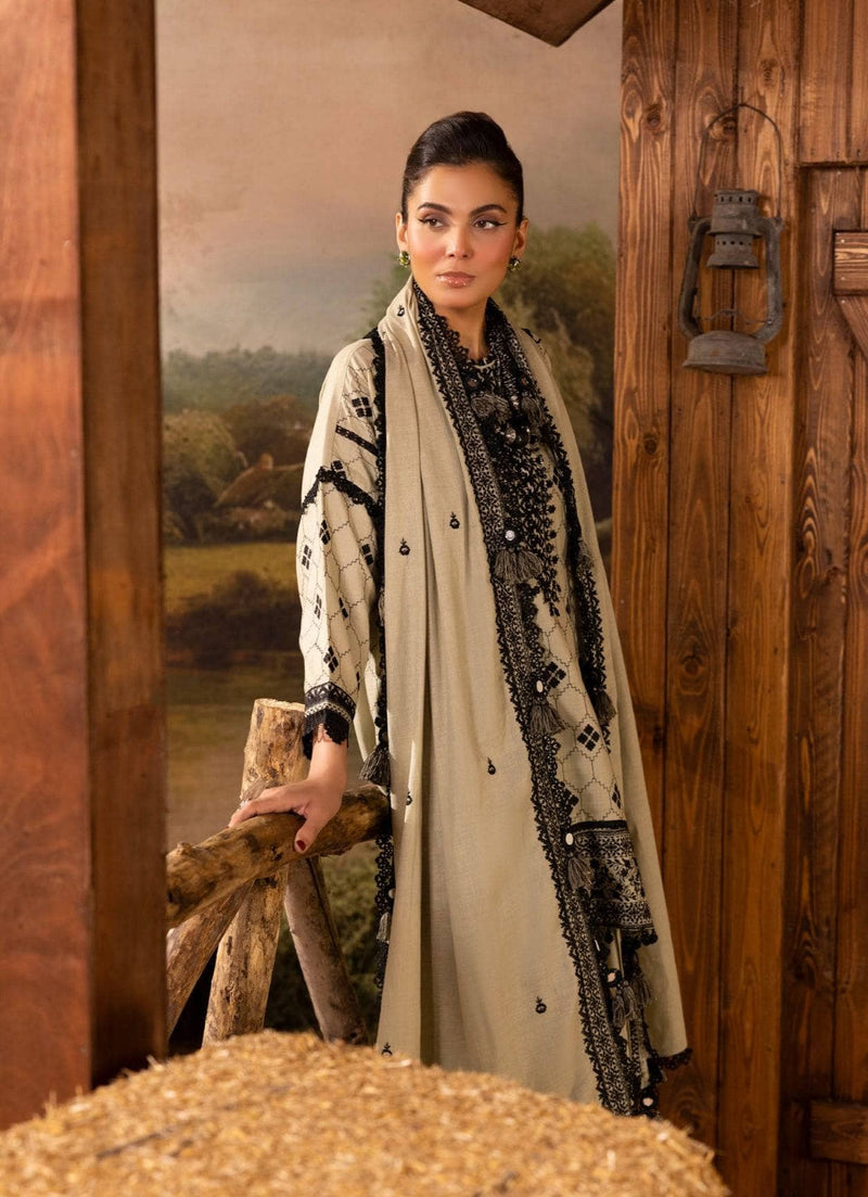 Gul Ahmed Rang E Khizam/K 52033/Embroideried Khaddar (Copy)