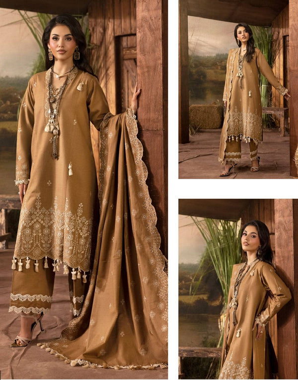 Gul Ahmed Rang E Khizam/K 52034/Embroideried Khaddar