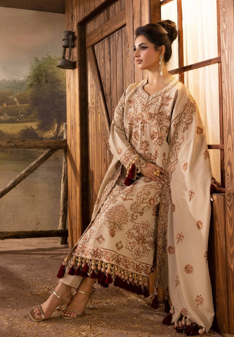 Gul Ahmed Rang E Khizam/K 52004/Embroideried Karandi