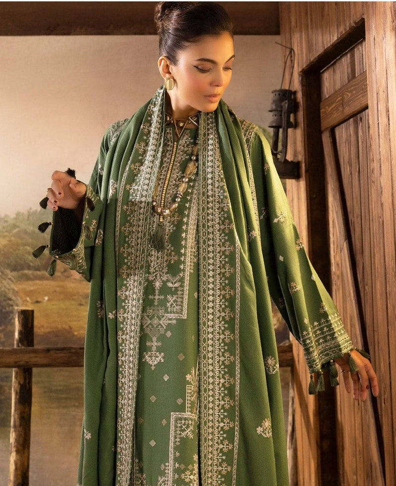 Gul Ahmed Rang E Khizam/K 52005/Embroideried Karandi