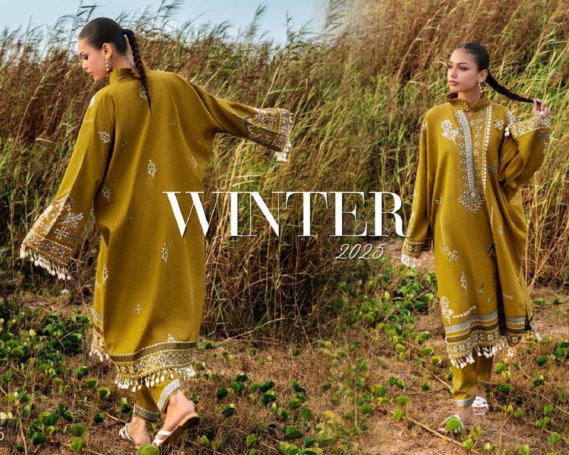 Gul Ahmed Winter Essentials/Casuals/TK 52005/Embroidered Khaddar