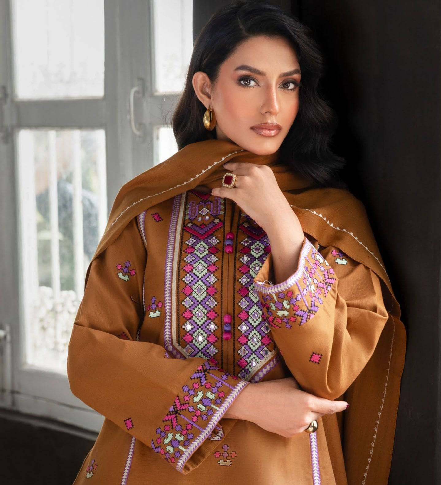 Gul Ahmed Heer Winter Luxury/AP 52019/Pashmina-Khaddar
