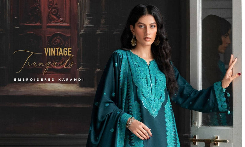 Gul Ahmed Heer Winter Luxury/AY 52007/Karandi