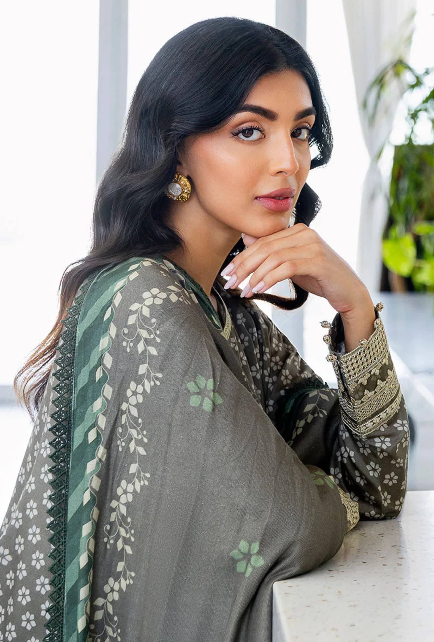 Restocked/Cross Stitch Cotton Satin 25/Forest Mist/Green