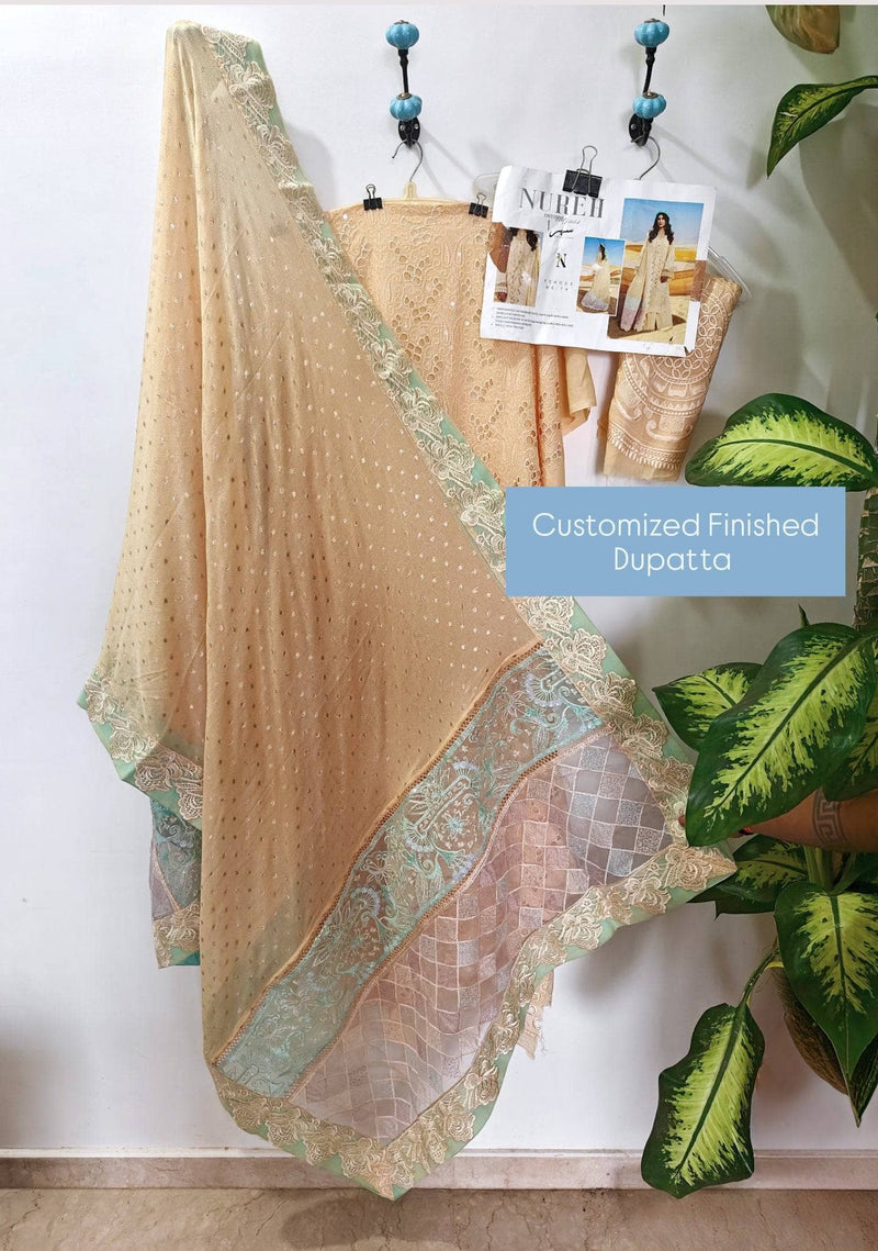 Semi Stitched/Nureh Swiss Voil/FEROCE - NE-74