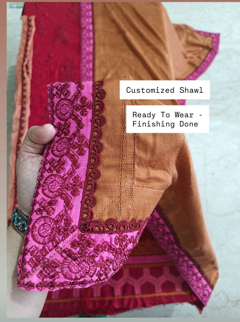 Semi Stitched/Charizma Poshima Leather Peach/PS 08