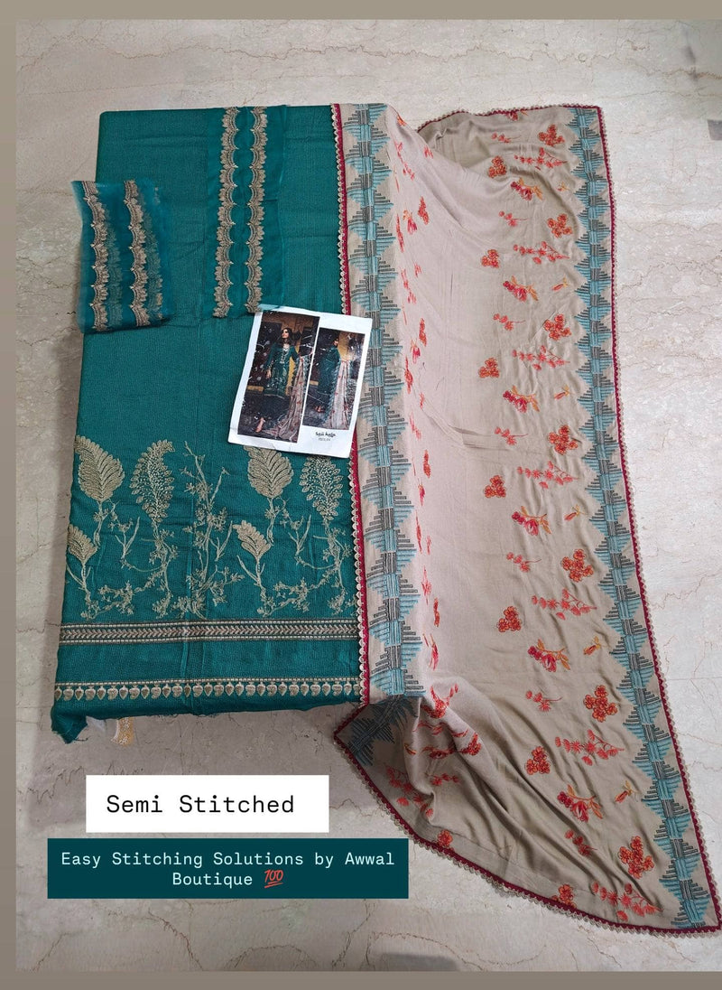 Open pic/Semi Stitched/Charizma Masakali Signature/Embroideried Shawl/MSK 04