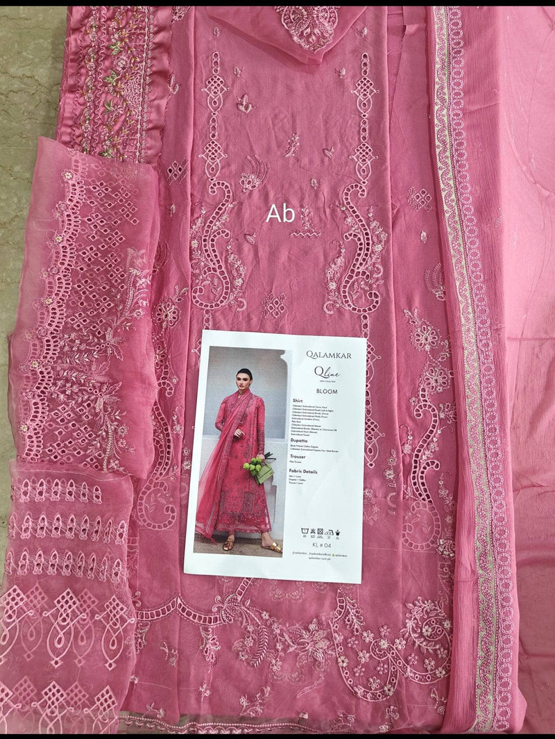 Open Pic/Qalamkar Q Line Linen 25/Bloom/KL 04