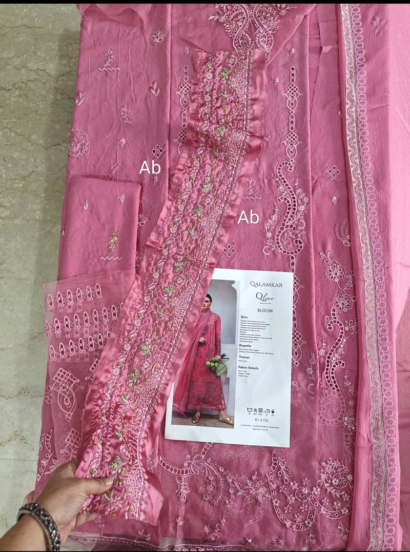 Open Pic/Qalamkar Q Line Linen 25/Bloom/KL 04