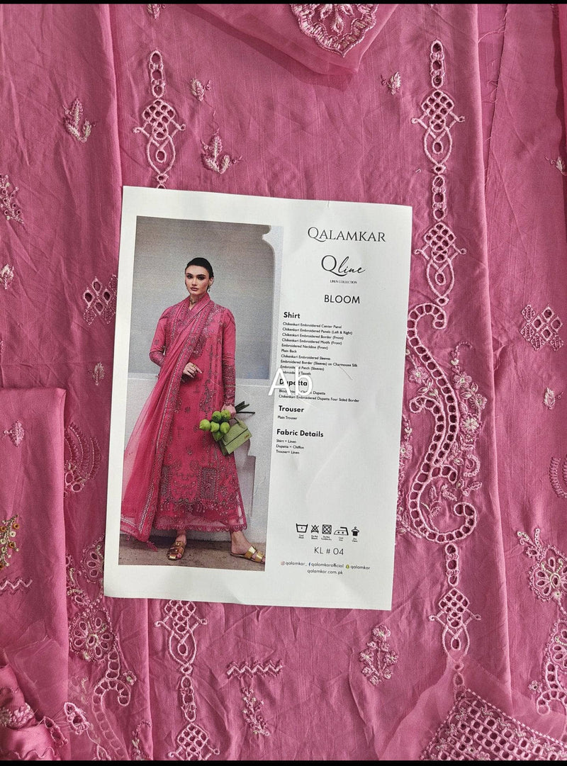 Open Pic/Qalamkar Q Line Linen 25/Bloom/KL 04