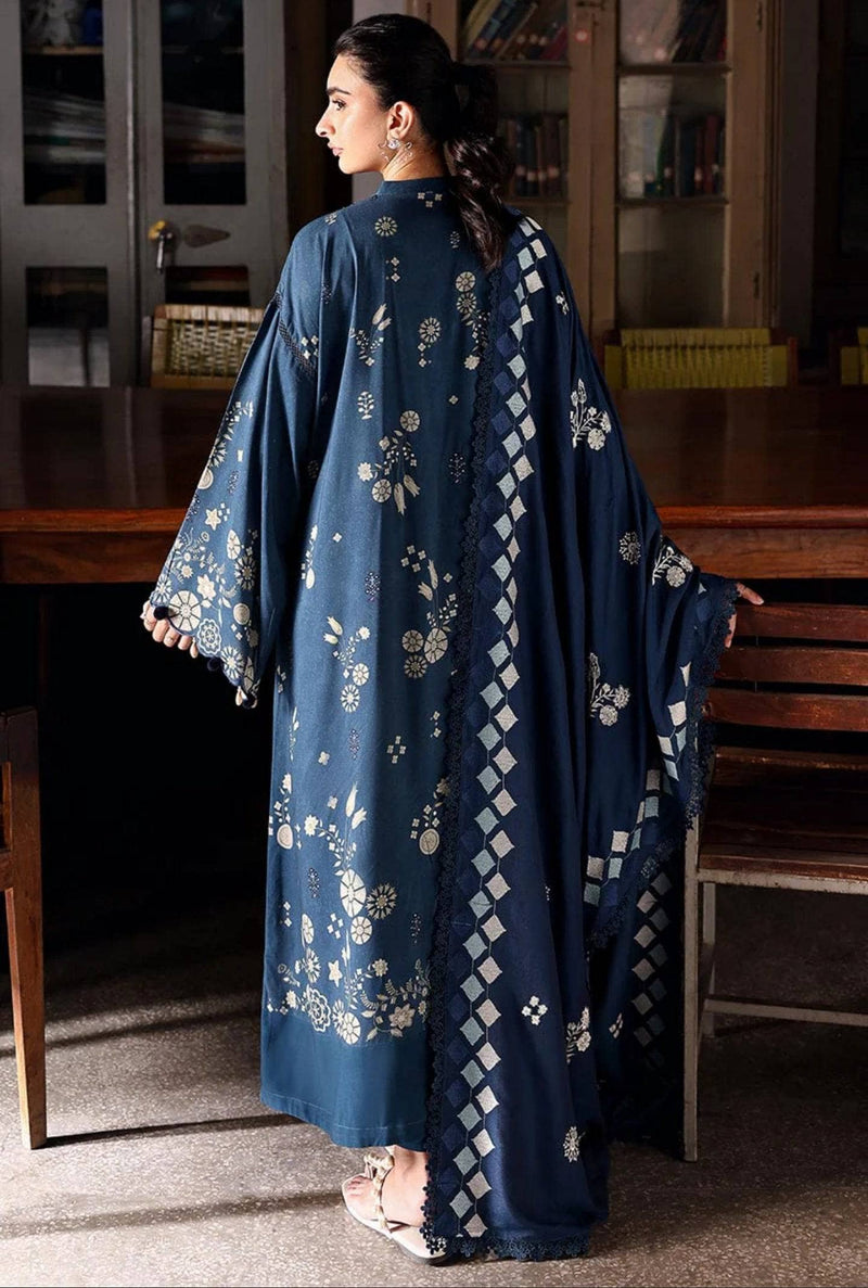 Cross Stitch Linen/Dreamy Dune/Blue