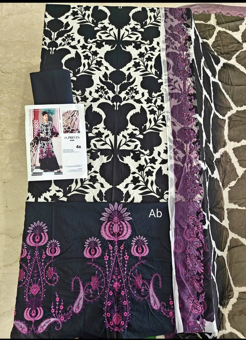 Open Pic/Maria B M Prints 25/4B/Black