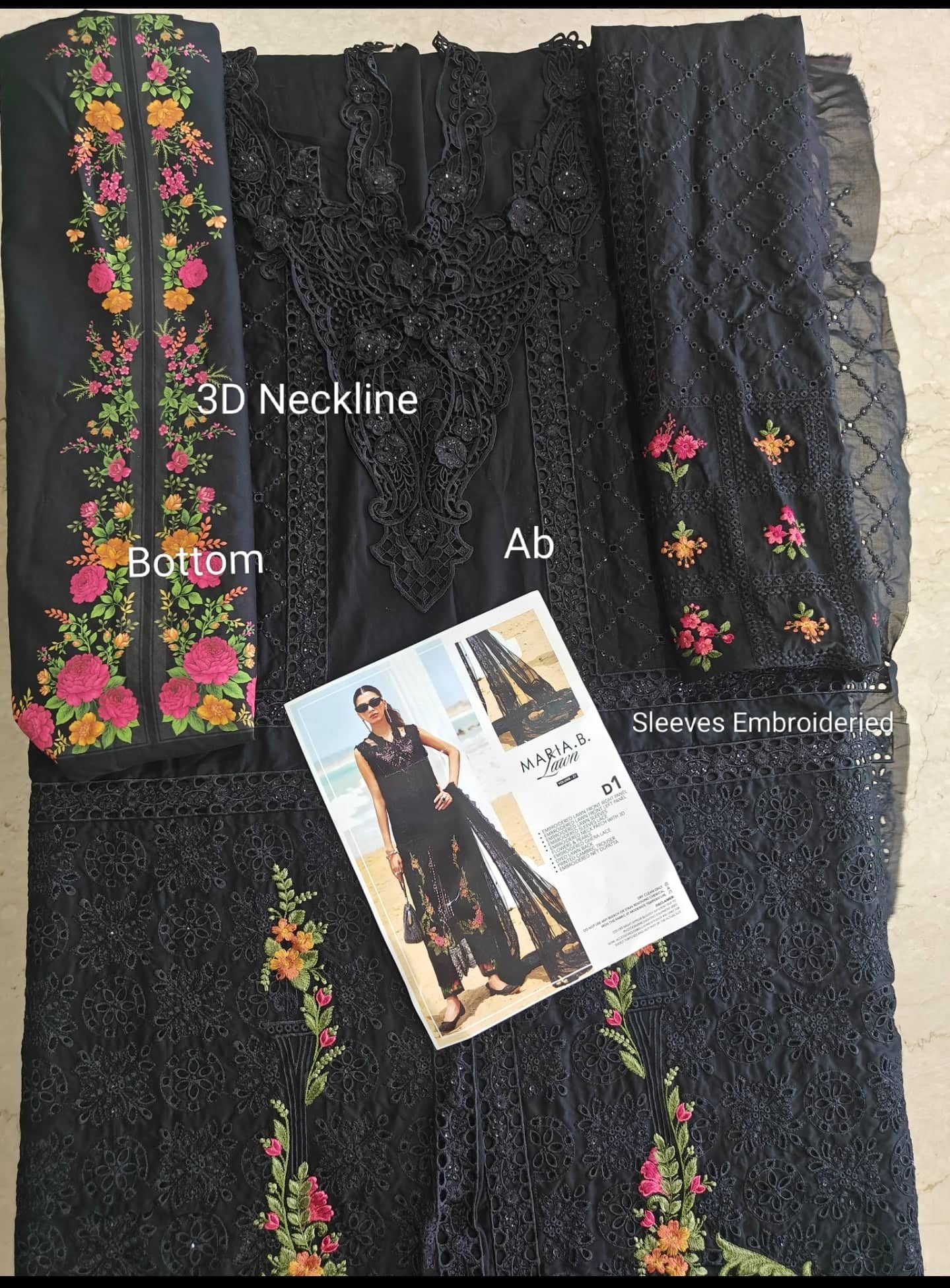 Open Pic/Maria B Luxury Lawn 25/Vol 2/D