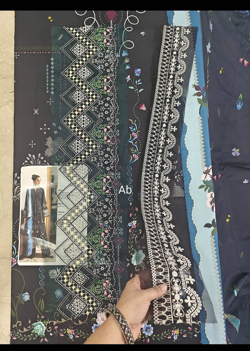 Open Pic/Qalamkar Q Print Fall 25/QW-06 (B) SKYE