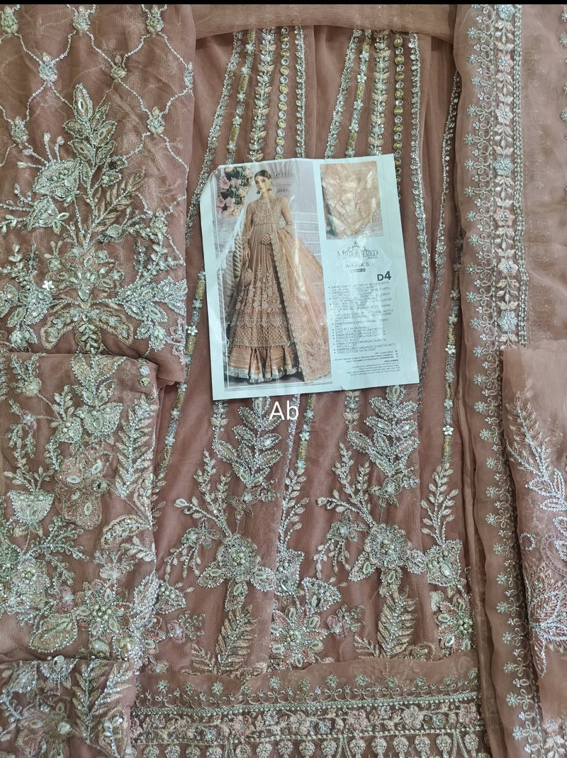 Open Pic/Maria B Mbroidered/Ash Pink/BD 2804