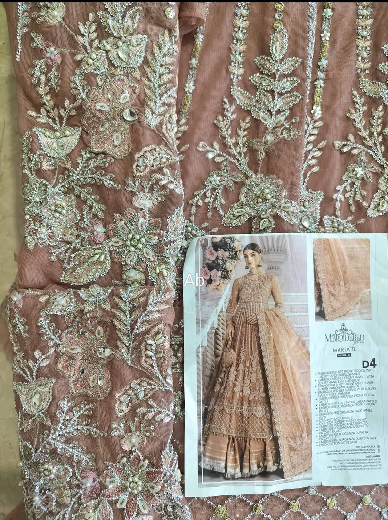 Open Pic/Maria B Mbroidered/Ash Pink/BD 2804