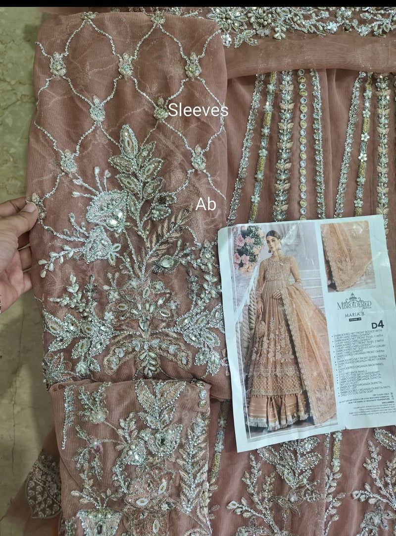 Open Pic/Maria B Mbroidered/Ash Pink/BD 2804