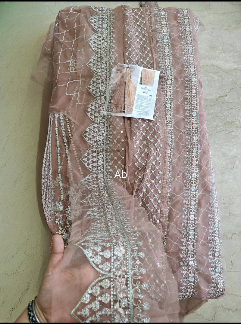 Open Pic/Maria B Mbroidered/Ash Pink/BD 2804