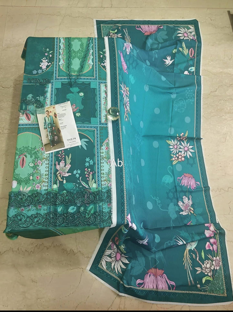 Open Pic/Qalamkar Q Print Fall 25/25/QW-08 B/Anika