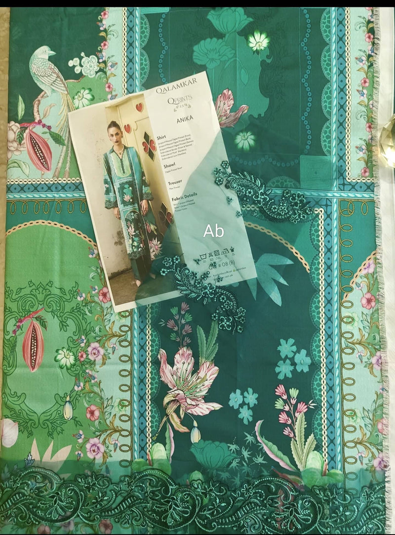 Open Pic/Qalamkar Q Print Fall 25/25/QW-08 B/Anika