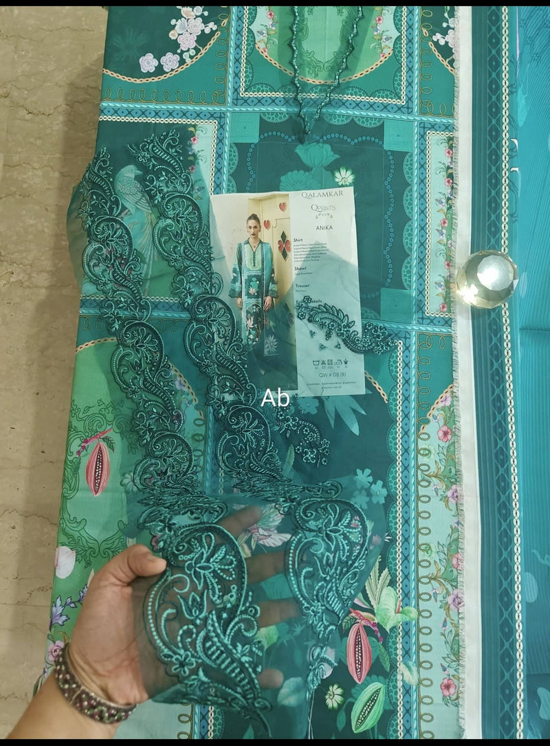 Open Pic/Qalamkar Q Print Fall 25/25/QW-08 B/Anika