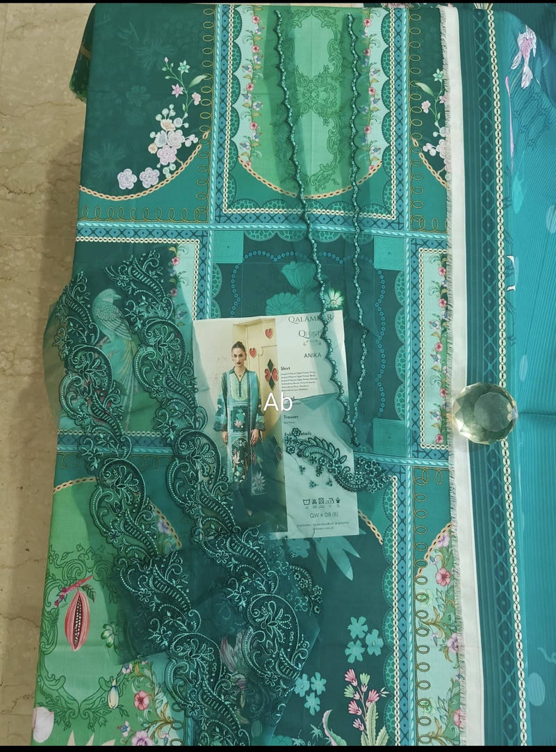 Open Pic/Qalamkar Q Print Fall 25/25/QW-08 B/Anika