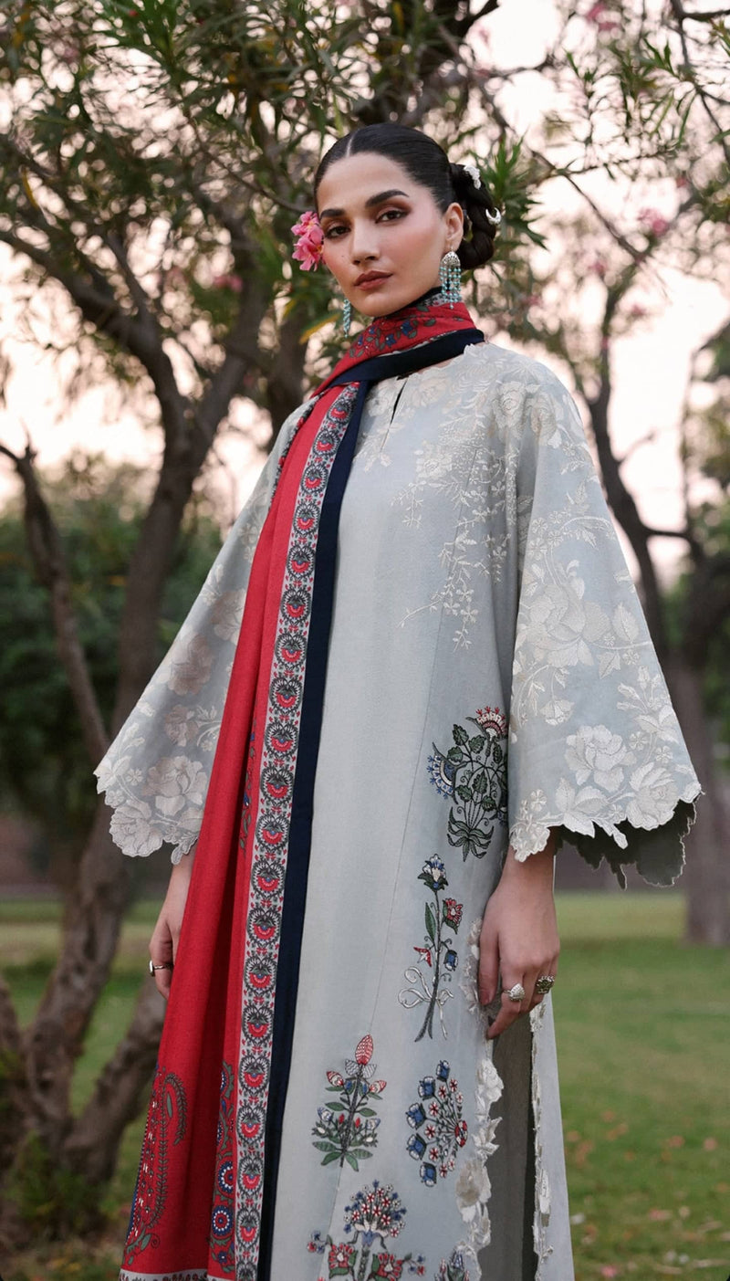 Restocked/Jugnu Lahore/Khaddar/Heran/Light Grey