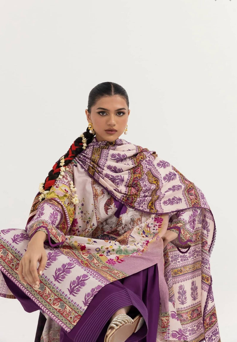 Sana Safinaz Mahay Winter 25/Linen Suit/1B