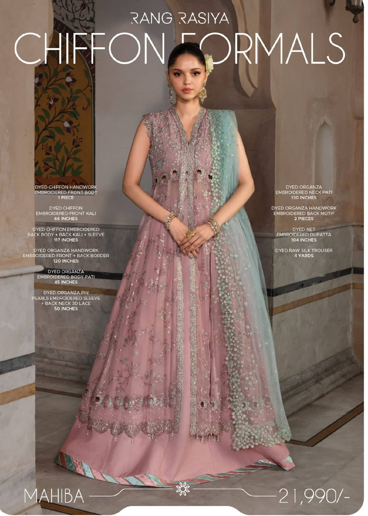 Rang Rasiya Chiffon Formals/Mahiba