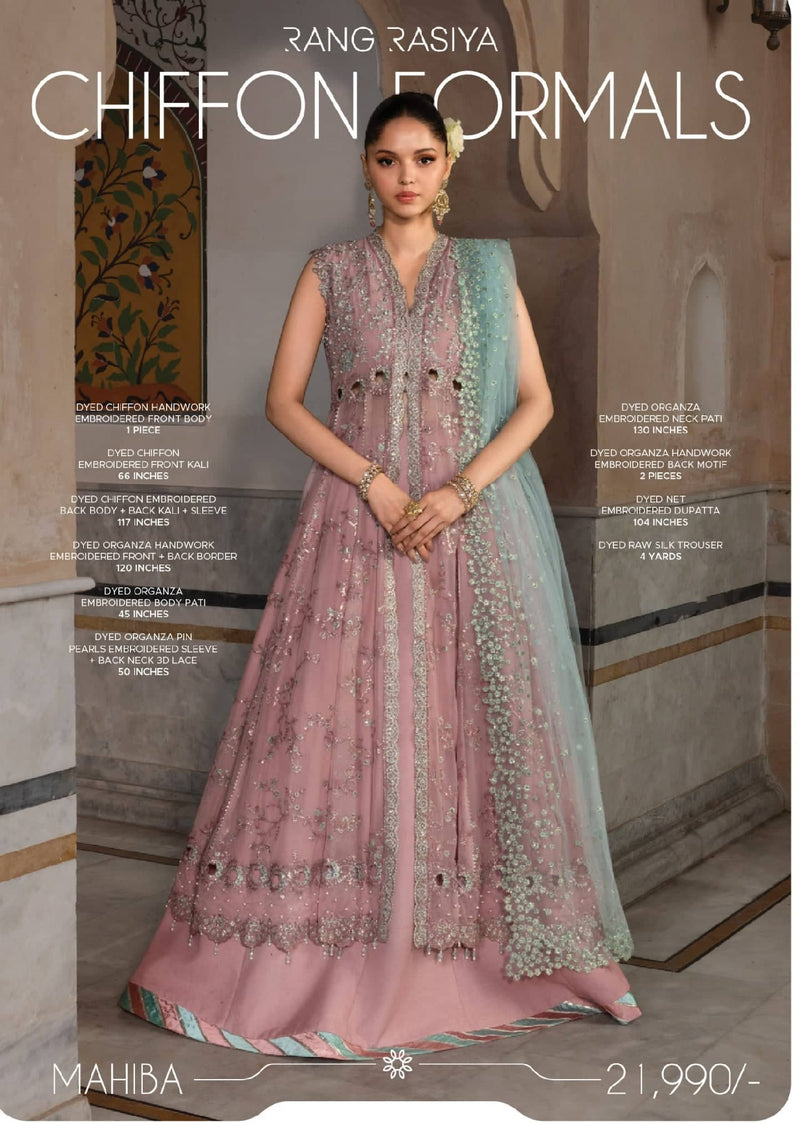 Rang Rasiya Chiffon Formals/Mahiba
