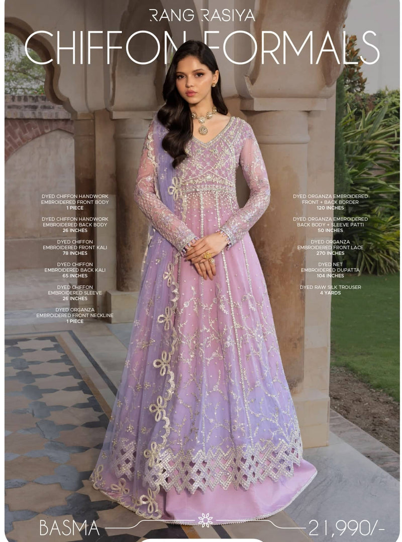 Rang Rasiya Chiffon Formals/Basma