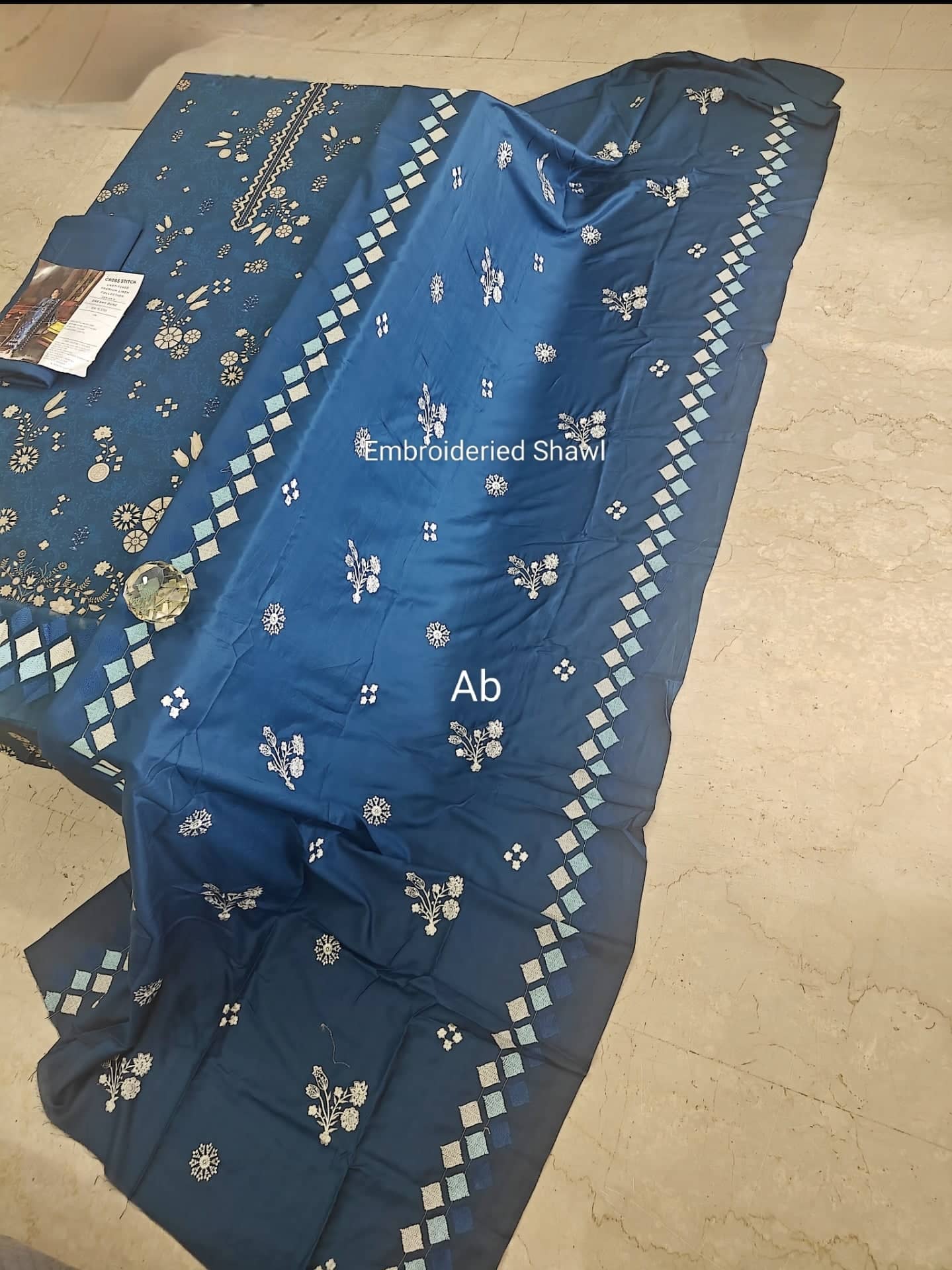 Open Pic/Cross Stitch Linen/Dreamy Dune/Blue