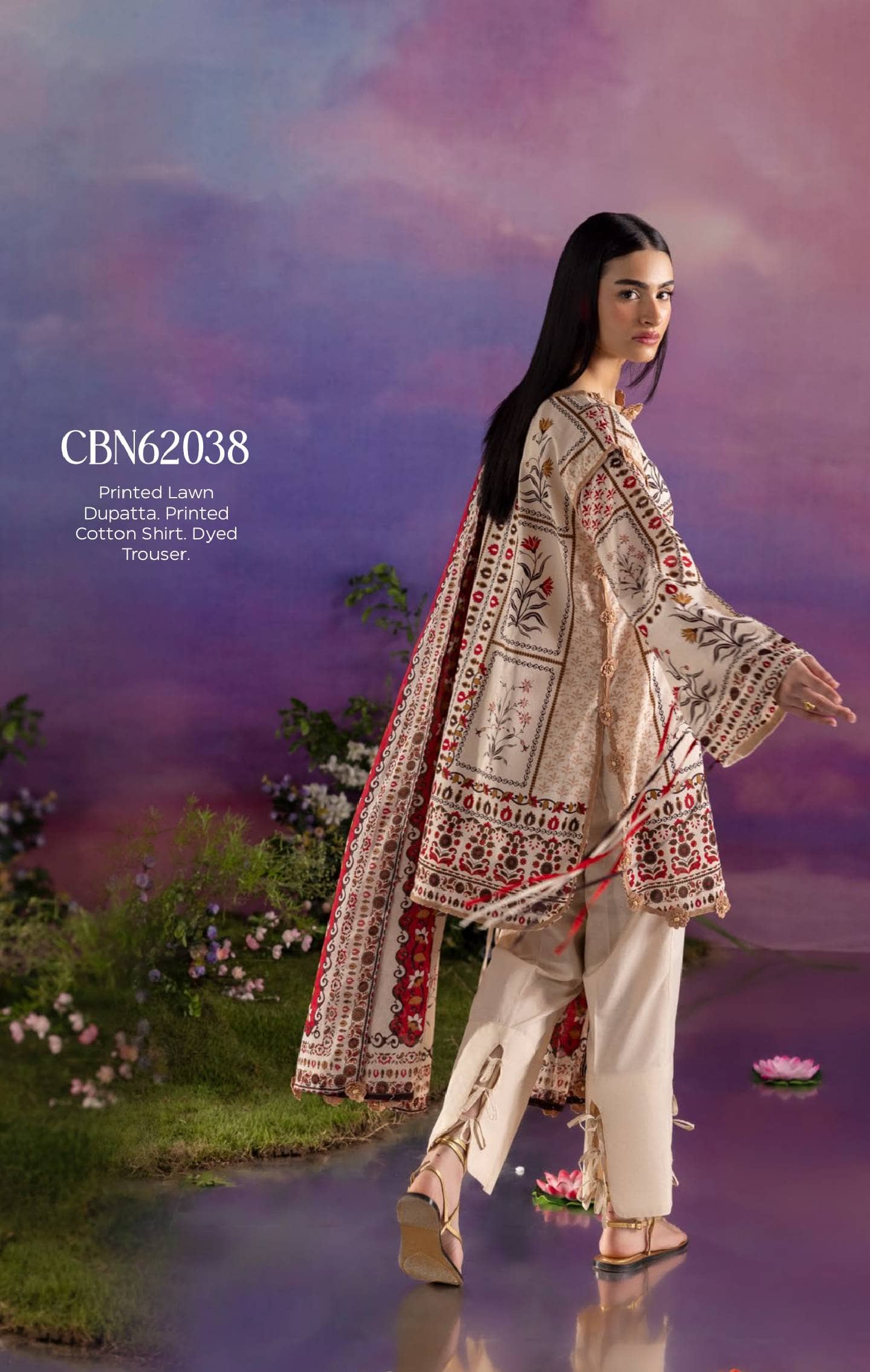 Gul Ahmed Golden Hour/Autumn/CBN62038