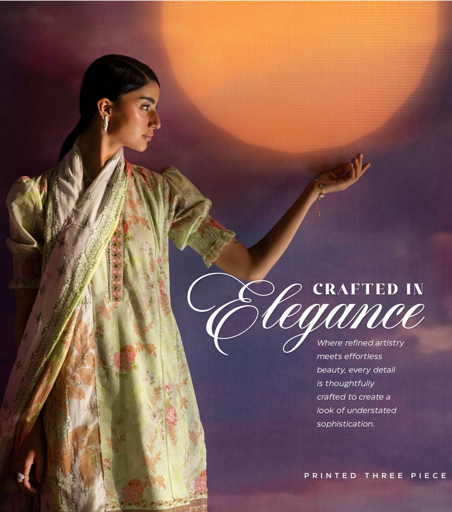 Gul Ahmed Golden Hour/Autumn/CBN62036