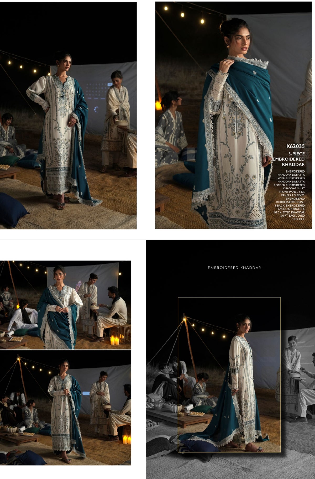 Gul Ahmed  Charm Of Winter/Khaddar/K 62035