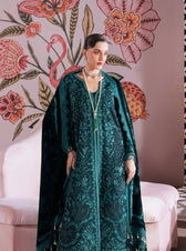 Mahnur Amelia Luxury Winter 26/Velvet Palachi Shawl/Corduroy/Rich Teal/AM 06