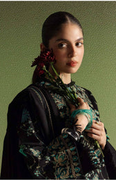 Zara Shahjahan Coco Winter 26/Embroideried/Tabassum 7B/Black/Kashmiri Sozni