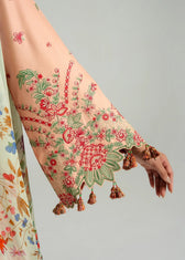 Hot 🔥Seller!Jugnu Lahore Lawn/Seftali/Peach
